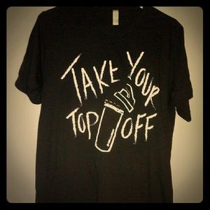 Take your top off tee